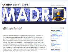 Tablet Screenshot of madrid.fundacionmarcet.org